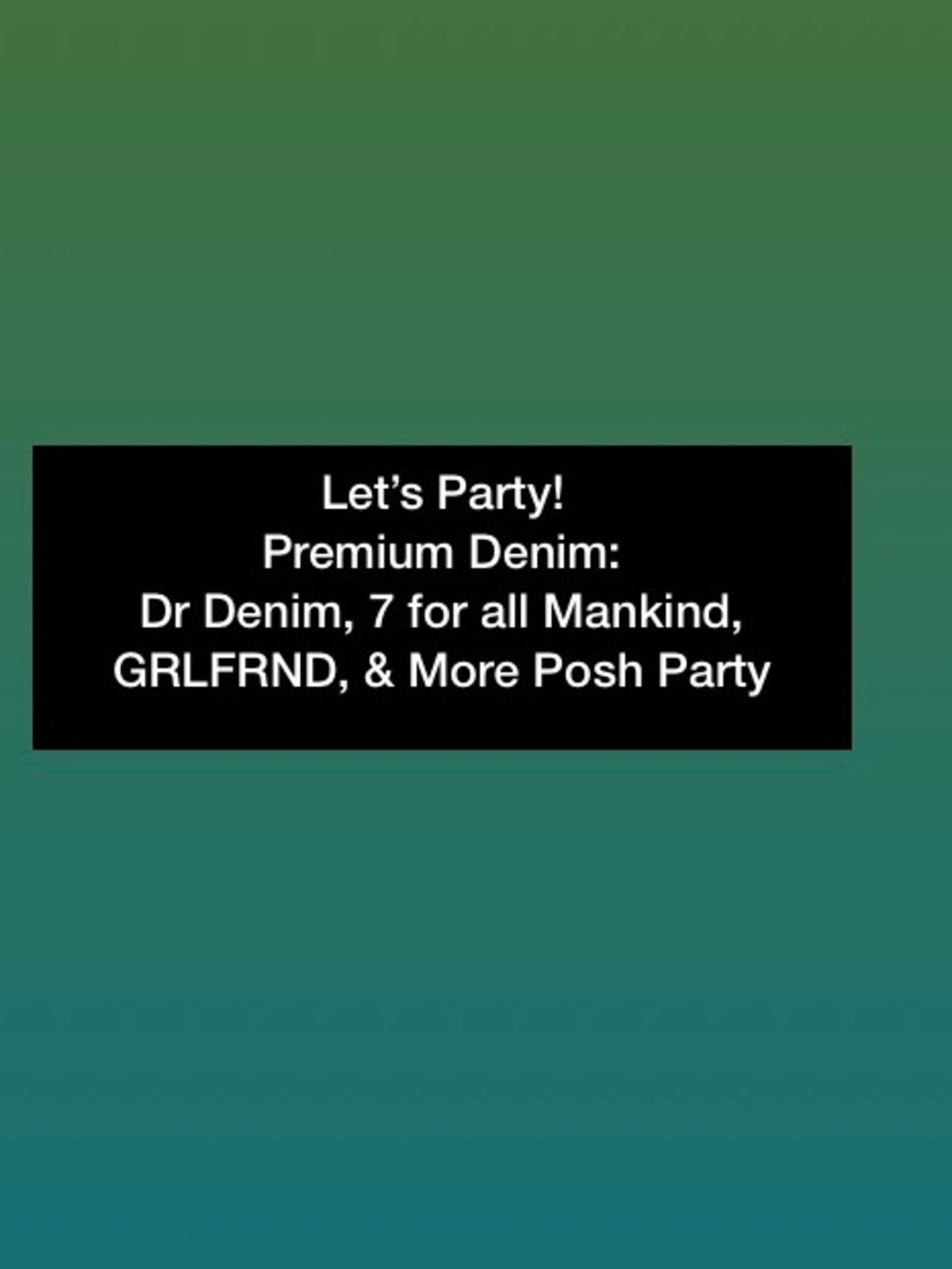 Join me as I co-host a Posh Party!